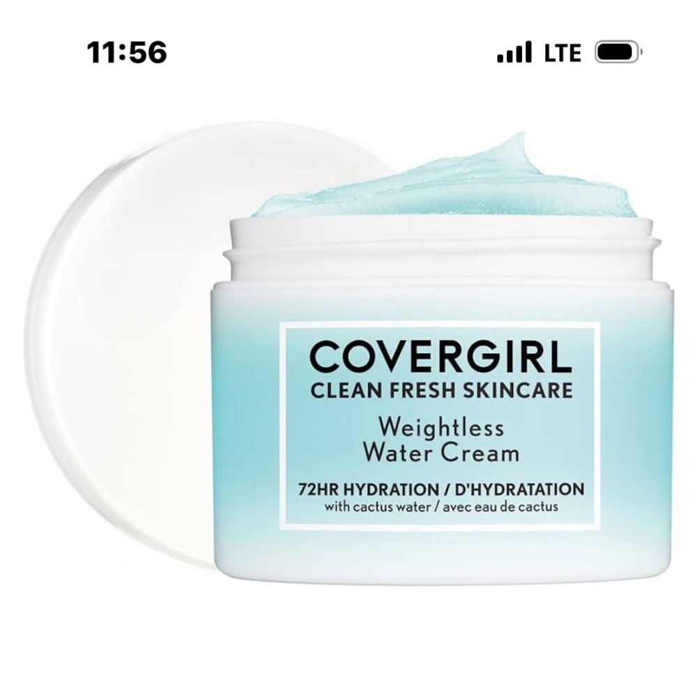 New In Box COVERGIRL Weightless Water Cream - Light Blue